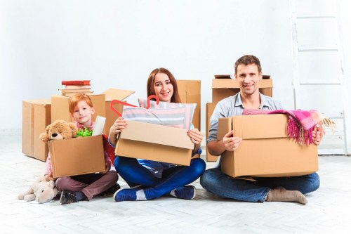 Moving truck service for home and flat removals in Clapham