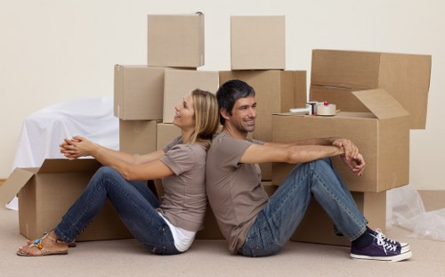 Careful handling of sofas, beds, and wardrobes during a local move