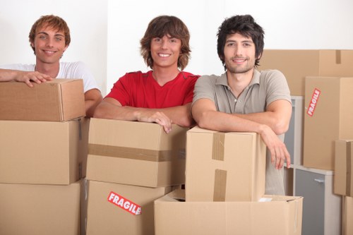 Packing and transport support for a local move in Clapham