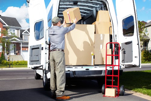 Local removal team managing access for an office move near Clapham Common